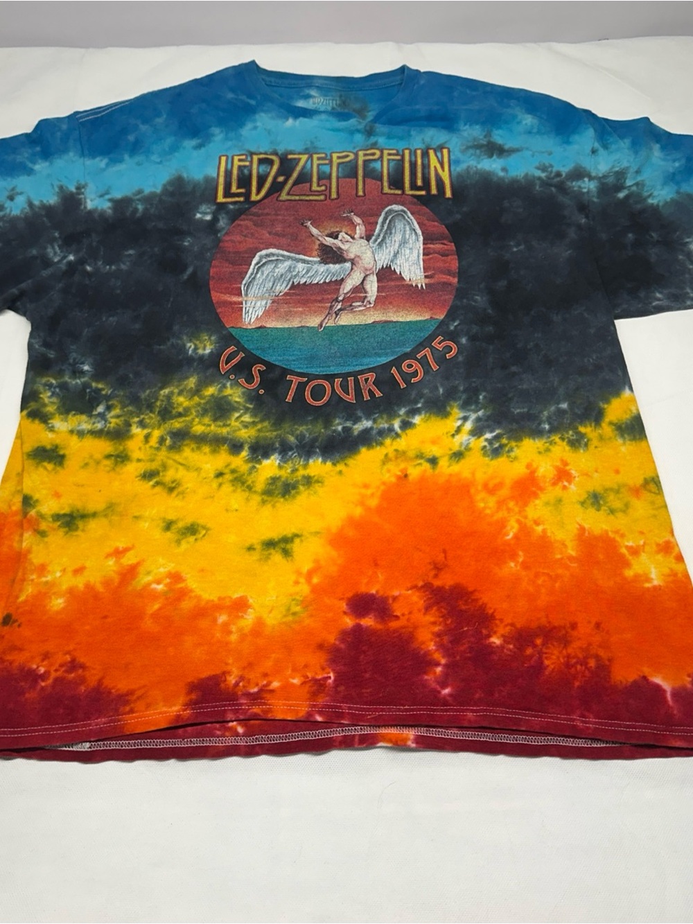 Led Zeppelin Kids Short-Sleeve Tie-Dye Tour Tee - Multicolor